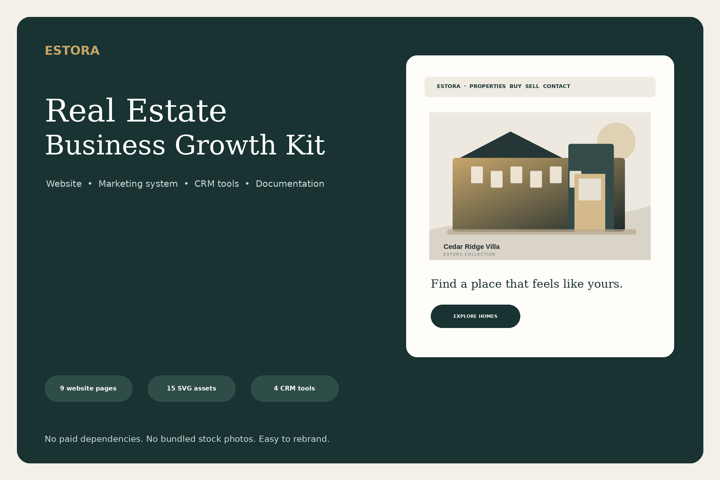 Estora Luxe real estate template